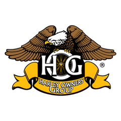 Sticker Harley Davidson Owners Group, aigle, impression en couleurs ★