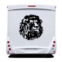 Sticker Camping Car Lion Cameroun