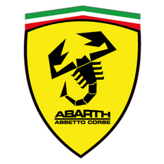 Sticker Fiat Abarth Assetto Corse dans l’Écusson Ferrari Modèle 4