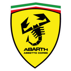 Sticker Fiat Abarth Assetto Corse dans l’Écusson Ferrari Modèle 5