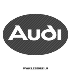 Sticker Carbone Audi Logo 5