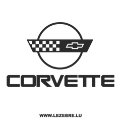 > Sticker Chevrolet Corvette Logo 3