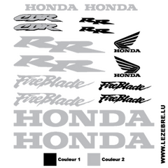 Honda CBR RR Fireblade Decals set