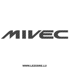 Mitsubishi Mivec Carbon Decal