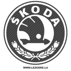 Skoda Logo Carbon Decal