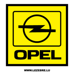 Opel Logo Decal 2
