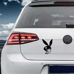 Sticker VW Golf Playboy Bunny Albanais