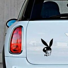 Albanian Playboy Bunny Mini Decal