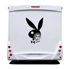 Sticker Camping Car Playboy Bunny Argentin