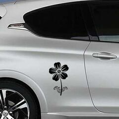 Sticker Peugeots Deko Blume