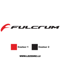 Fulcrum Logo Decal