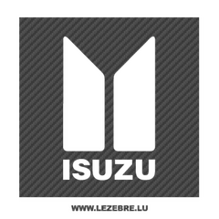 Isuzu Logo Ancien Carbon Decal