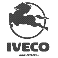 Sticker Carbone Iveco Logo