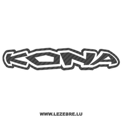 Sticker Carbone Kona Logo 2