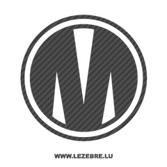 Sticker Carbone Mondraker Logo 3