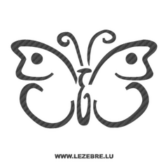 Butterfly Carbon Decal 58