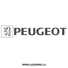 Sticker Carbone Peugeot Logo Ancien