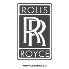 Sticker Karbon Rolls Royce Logo