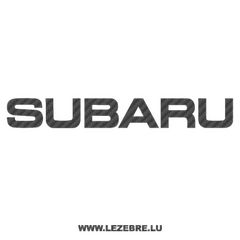 Sticker Karbon Subaru