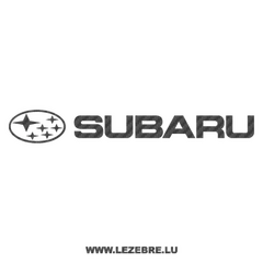 Subaru Logo Carbon Decal 3