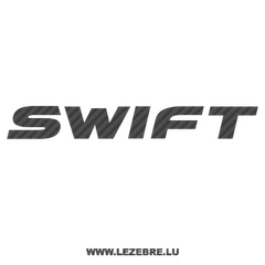 Suzuki Swift Carbon Decal