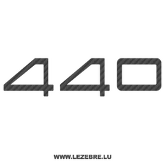 Volvo 440 Carbon Decal