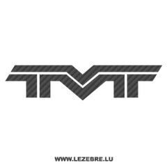 Sticker Carbone TVT Logo