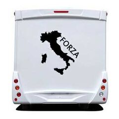 Italia Forza Camping Car Decal