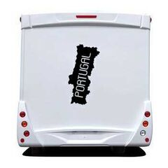 Sticker Wohnwagen/Wohnmobil Portugal Continent