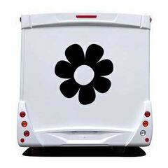Flower Camping Car Decal 4
