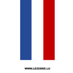 French flag motorcycle strip decal