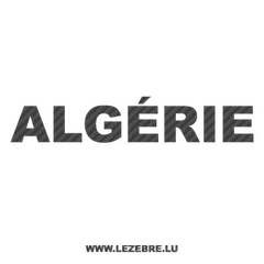 Algérie Carbon Decal