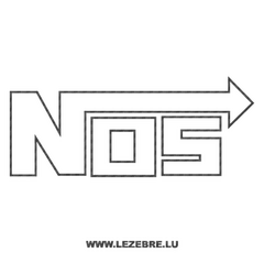 Sticker Karbon NOS Logo 2