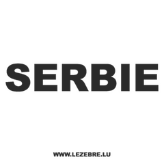 Sticker Serbie