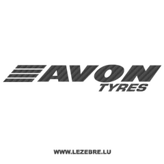 Avon Tyres Logo Carbon Decal 2