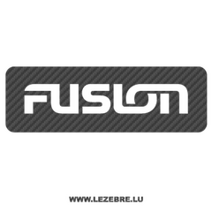Fusion Carbon Decal Logo
