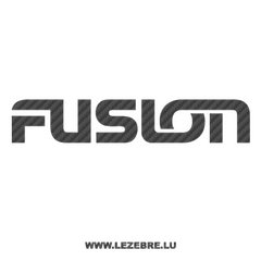 Fusion Logo Carbon Decal 2