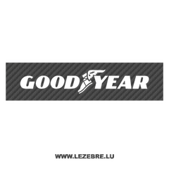 GoodYear Logo Carbon Decal
