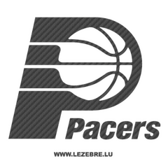 Pacers Logo Carbon Decal 2