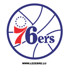 Sticker Philadelphia 76ers Logo