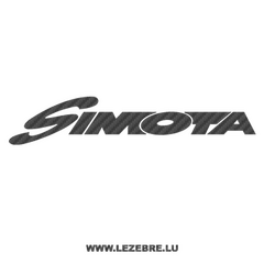 Simota Logo Carbon Decal