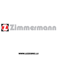 Sticker Zimmermann Logo