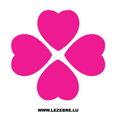 Sticker Blüte Herze
