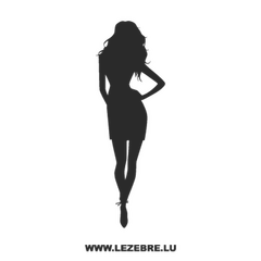 Sexy Woman Silhouette Decal