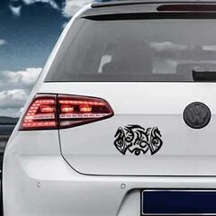 Sticker VW Golf Tribal Dragon 3