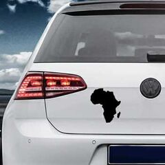 Africa Continent Volkswagen MK Golf Decal