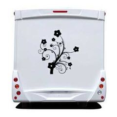 Flowers Camping Car Decal 6