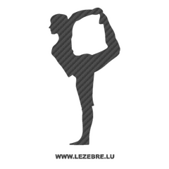 Sticker Karbon Fitness Aerobic Yoga