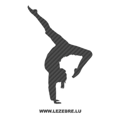 Fitness Yoga Carbon Decal