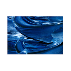 Sticker Déco Peinture à huile texture bleu et blanc